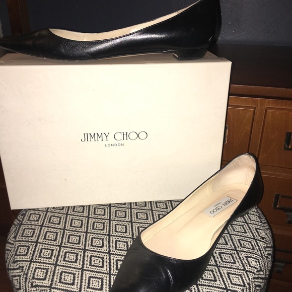 Size 9 Jimmy Choo black Flats - Picture 3 of 5